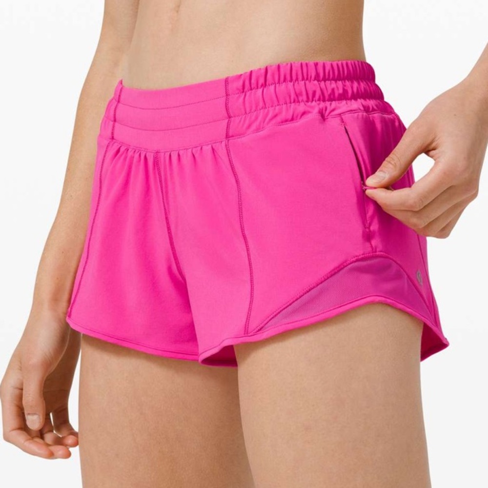 lululemon athletica Hot Pink Athletic Shorts